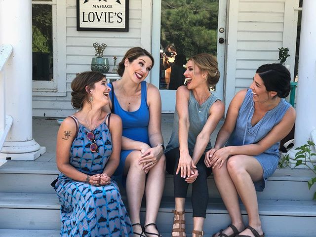 Moments like this are just so sweet! @obxmua and I LOVE bringing out the #beauty in everyone :) #loviesobx #loviesweddings #bridalbabes